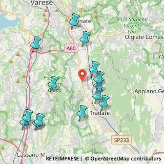 Mappa Via Privata Ingegnere Paolo Foresio, 21040 Castiglione Olona VA, Italia (4.49214)