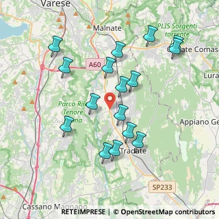 Mappa Via Privata Ingegnere Paolo Foresio, 21040 Castiglione Olona VA, Italia (3.78625)