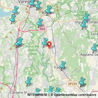 Mappa Via Privata Ingegnere Paolo Foresio, 21040 Castiglione Olona VA, Italia (6.9175)