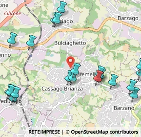 Mappa Strada Provinciale, 23893 Cassago Brianza LC, Italia (1.341)