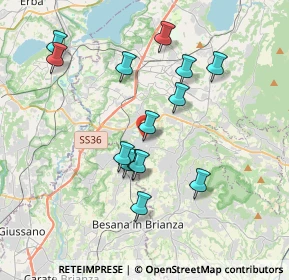 Mappa Strada Provinciale, 23893 Cassago Brianza LC, Italia (3.47071)