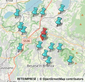 Mappa Strada Provinciale, 23893 Cassago Brianza LC, Italia (3.83118)