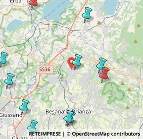 Mappa Strada Provinciale, 23893 Cassago Brianza LC, Italia (6.03083)