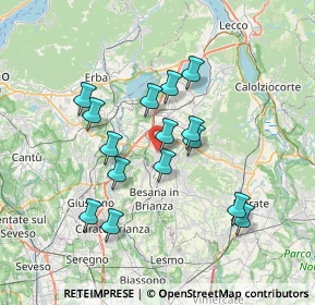 Mappa Strada Provinciale, 23893 Cassago Brianza LC, Italia (6.22267)