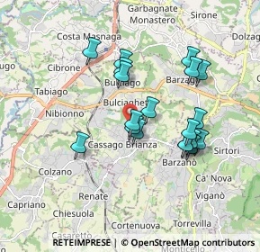 Mappa Strada Provinciale, 23893 Cassago Brianza LC, Italia (1.56526)