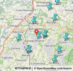 Mappa Strada Provinciale, 23893 Cassago Brianza LC, Italia (2.59313)