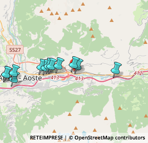 Mappa Frazione Prebenda, 11020 Quart AO, Italia (3.92417)