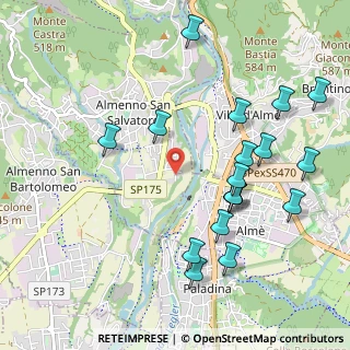 Mappa Via Ponte Regina, 24031 Almenno San Salvatore BG, Italia (1.11444)
