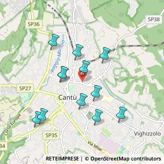 Mappa Via Zara, 22063 Cantù CO, Italia (0.90833)