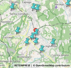Mappa Via Brambilla Ettore, 22063 Cantù CO, Italia (2.32833)