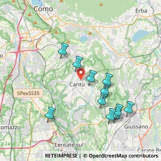 Mappa Via Zara, 22063 Cantù CO, Italia (3.94545)