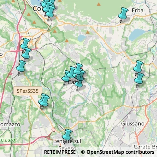 Mappa Via Zara, 22063 Cantù CO, Italia (5.113)