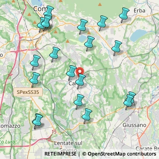 Mappa Via Zara, 22063 Cantù CO, Italia (5.132)