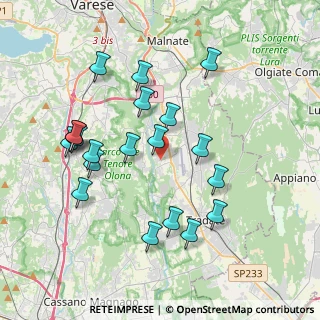 Mappa Via Adige, 21043 Castiglione Olona VA, Italia (3.853)