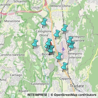 Mappa Via Adige, 21043 Castiglione Olona VA, Italia (1.2375)
