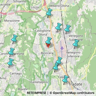Mappa Via Adige, 21043 Castiglione Olona VA, Italia (2.44727)