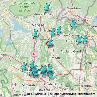 Mappa Via Adige, 21043 Castiglione Olona VA, Italia (9.4285)