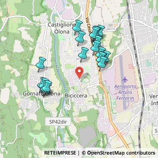 Mappa Via Adige, 21043 Castiglione Olona VA, Italia (0.907)