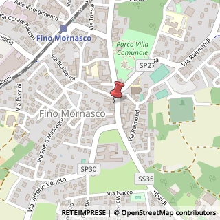 Mappa Via Garibaldi, 41, 22073 Fino Mornasco, Como (Lombardia)