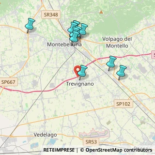 Mappa Via Montebelluna, 31040 Trevignano TV, Italia (4.09727)