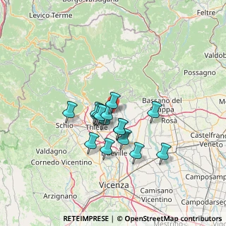 Mappa Via S. Bortolo, 36030 Fara Vicentino VI, Italia (10.10938)