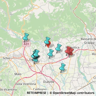Mappa Via S. Bortolo, 36030 Fara Vicentino VI, Italia (6.35833)
