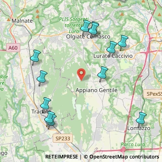 Mappa Via della Resistenza, 22070 Appiano Gentile CO, Italia (5.01083)