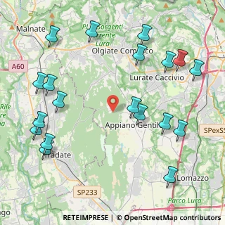 Mappa Via della Resistenza, 22070 Appiano Gentile CO, Italia (5.23368)