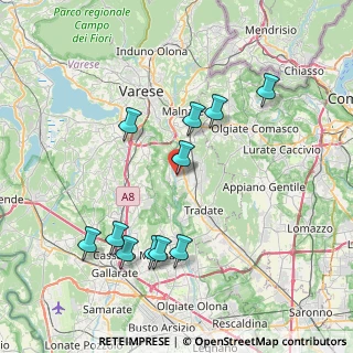 Mappa Via Po, 21043 Castiglione Olona VA, Italia (7.88636)