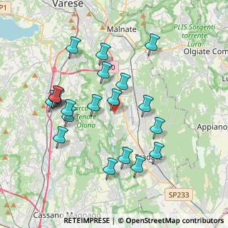 Mappa Via Po, 21043 Castiglione Olona VA, Italia (3.801)