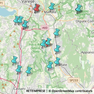 Mappa Via Po, 21043 Castiglione Olona VA, Italia (5.22278)