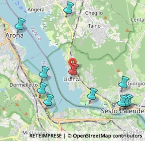 Mappa Via Falcetta, 21018 Lisanza VA, Italia (2.58636)