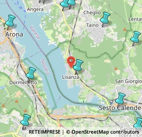 Mappa Via Falcetta, 21018 Lisanza VA, Italia (3.35154)