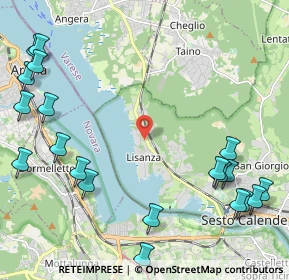 Mappa Via Falcetta, 21018 Lisanza VA, Italia (2.9885)