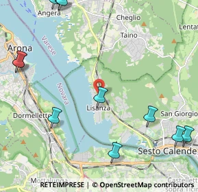 Mappa Via Falcetta, 21018 Lisanza VA, Italia (2.99364)