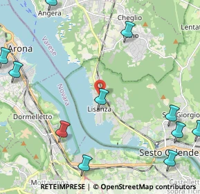 Mappa Via Falcetta, 21018 Lisanza VA, Italia (3.07273)
