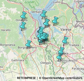 Mappa Via Falcetta, 21018 Lisanza VA, Italia (8.918)