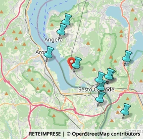 Mappa Via Falcetta, 21018 Lisanza VA, Italia (4.11455)