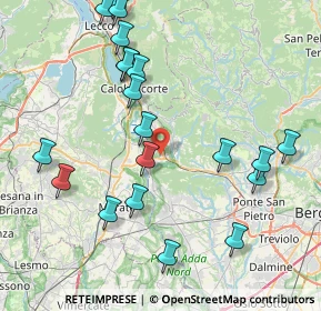 Mappa Via Don Omobono Imberti, 24034 Cisano Bergamasco BG, Italia (9.128)