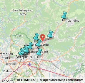 Mappa Via Don Vavassori, 24027 Nembro BG, Italia (6.87455)