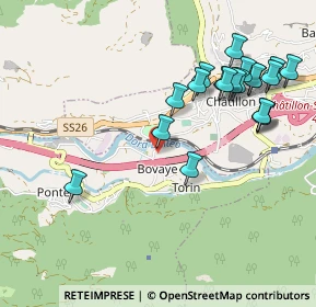 Mappa Località Zerbio, 11024 Pontey AO, Italia (1.0845)