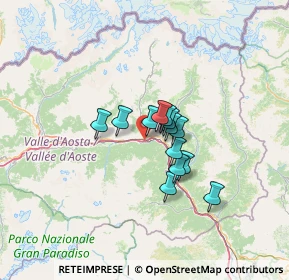 Mappa Località Zerbio, 11024 Pontey AO, Italia (8.03462)