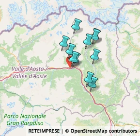 Mappa Località Zerbio, 11024 Pontey AO, Italia (9.47182)