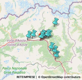 Mappa Località Zerbio, 11024 Pontey AO, Italia (7.79273)