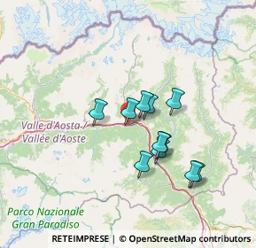 Mappa Località Zerbio, 11024 Pontey AO, Italia (10.69727)