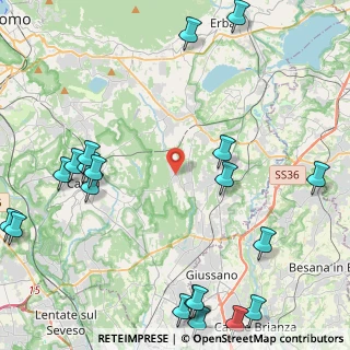 Mappa Via Giovanni XXIII, 22040 Brenna CO, Italia (6.183)