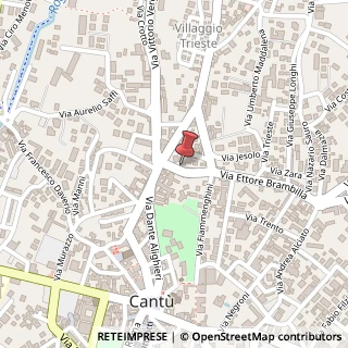 Mappa Via Ettore Brambilla, 3, 22063 Cantù, Como (Lombardia)
