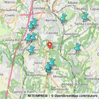 Mappa Via Val Mulini, 22073 Fino Mornasco CO, Italia (2.21818)