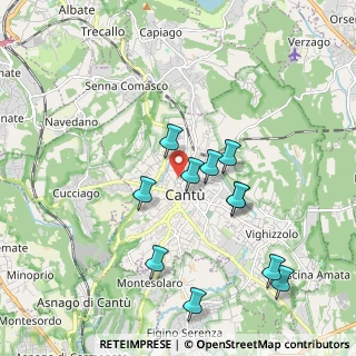 Mappa Via Francesco Pastonchi, 22063 Cantù CO, Italia (1.85455)