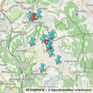 Mappa Via Francesco Pastonchi, 22063 Cantù CO, Italia (1.44083)